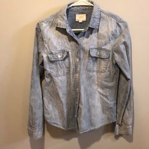 Jean button up